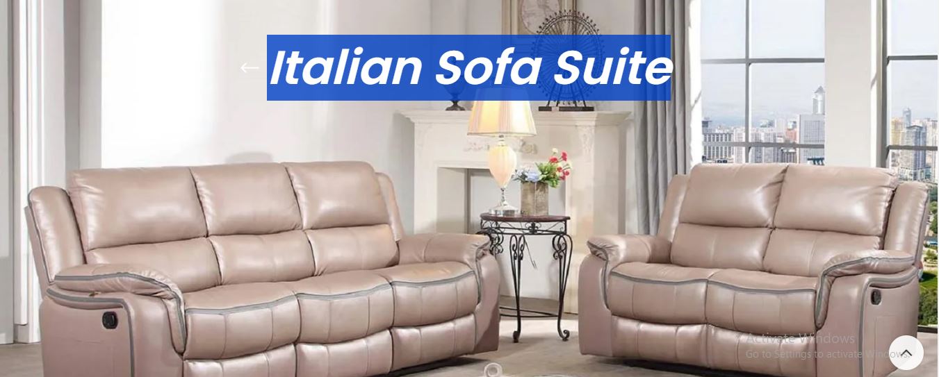 Leather Italian Sofa