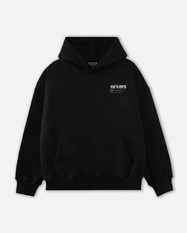 City is Hours Hoodie - Black