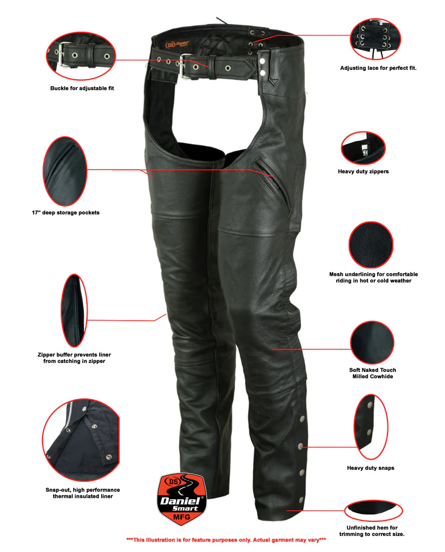 Mens Leather Chaps