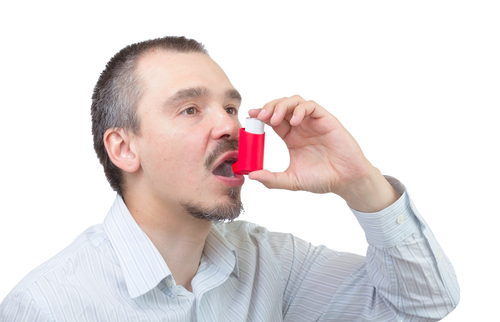 red inhaler