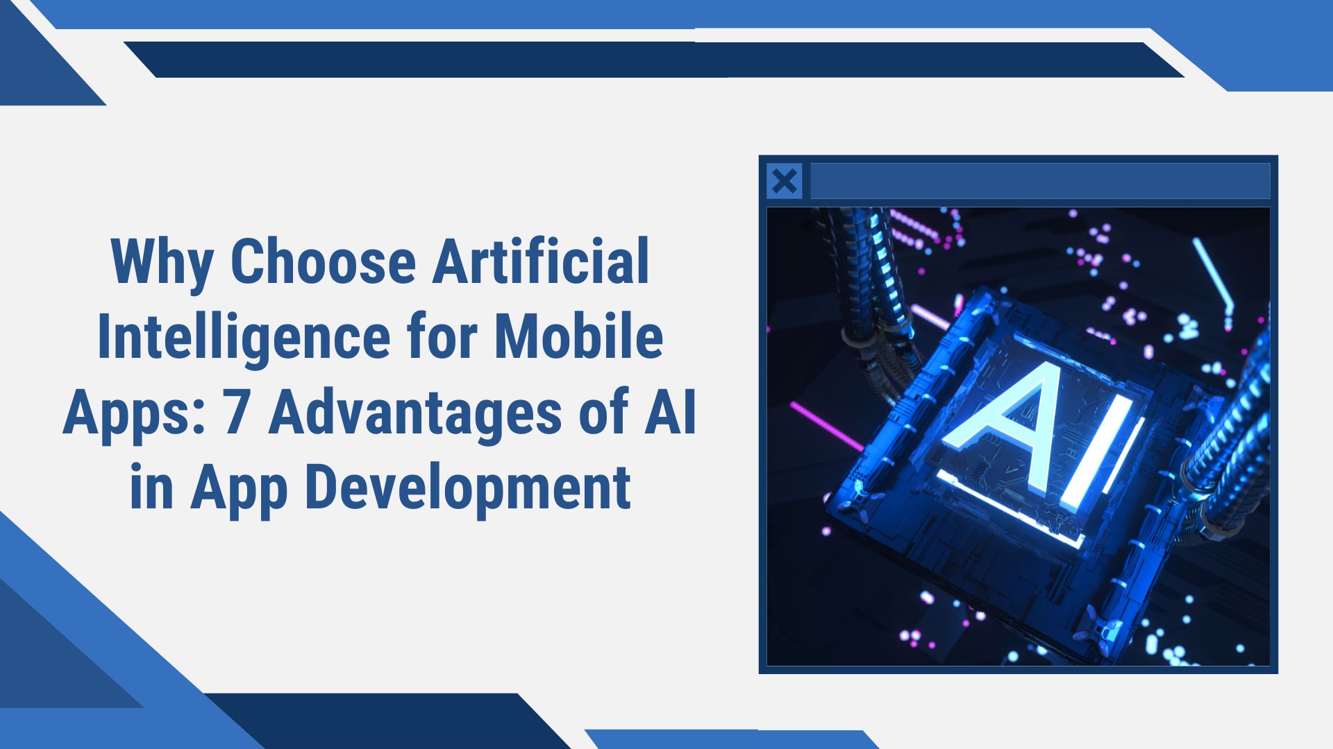 Why Artificial Intelligence for Mobile Apps?