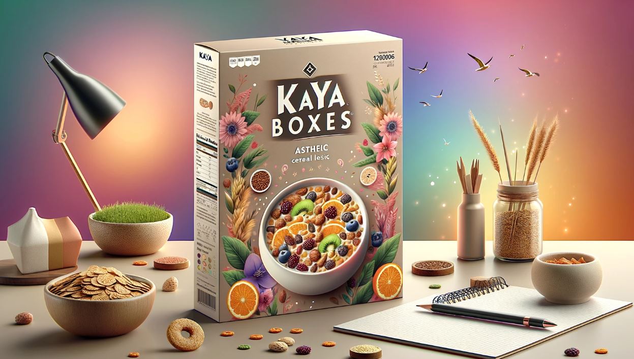 aesthetic cereal box