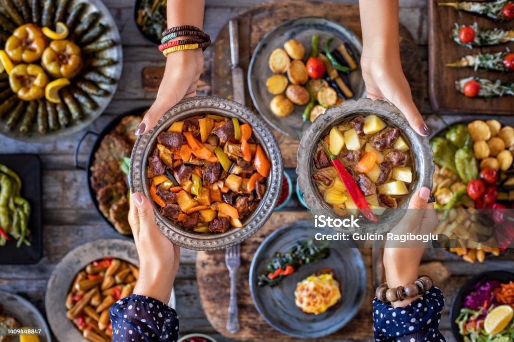 Uzbek and Azerbaijani halal food