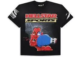 Black- Hellstar Knock Out T-Shirt