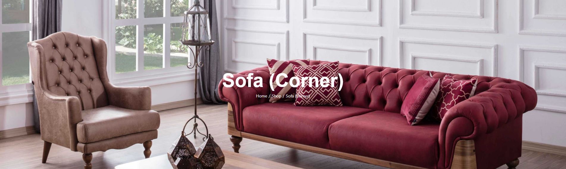 leather sofa corner