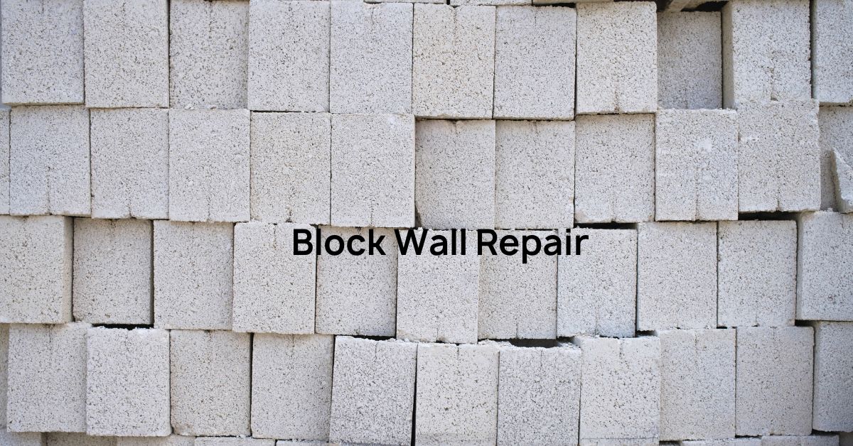 Block Wall Repair