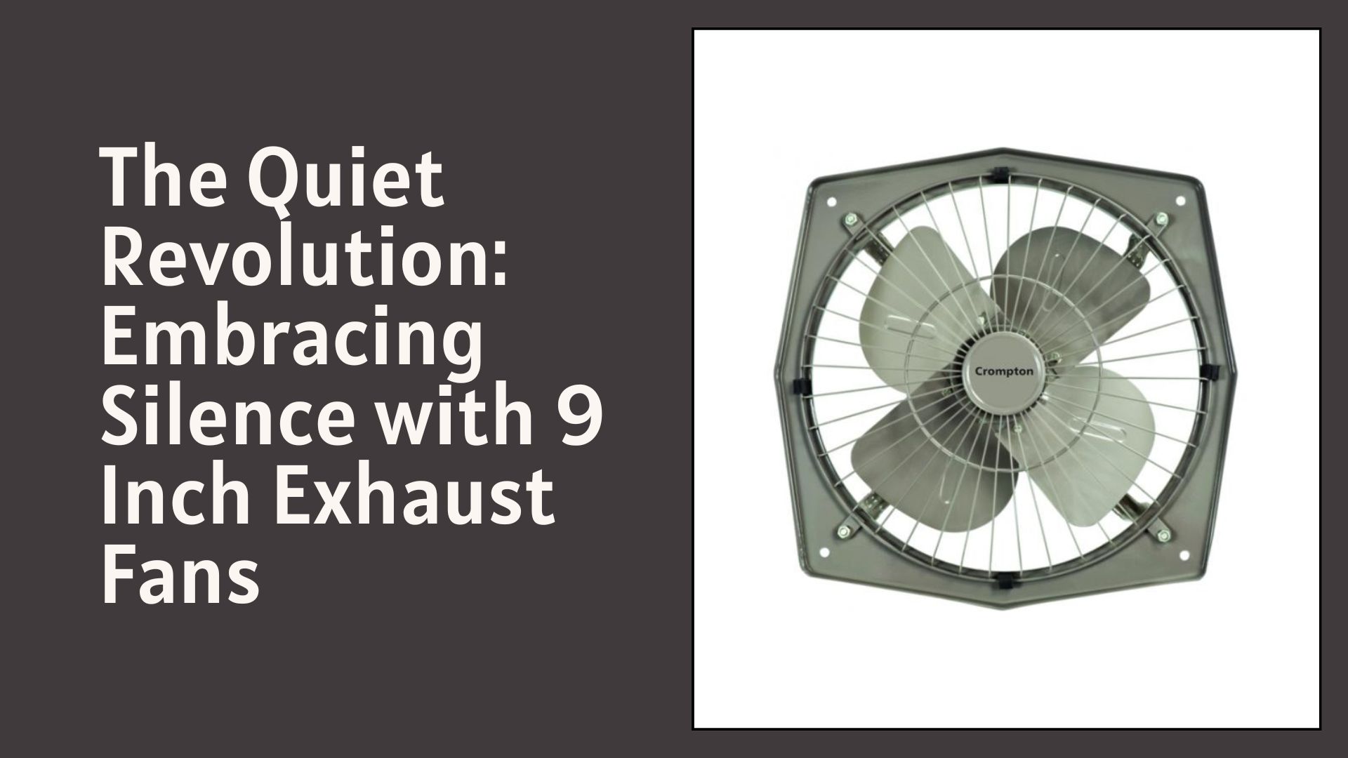 9 Inch Exhaust Fan