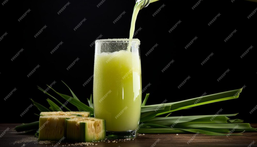 fresh sugarcane juice