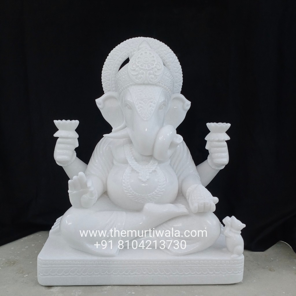 marble ganesh idol for home