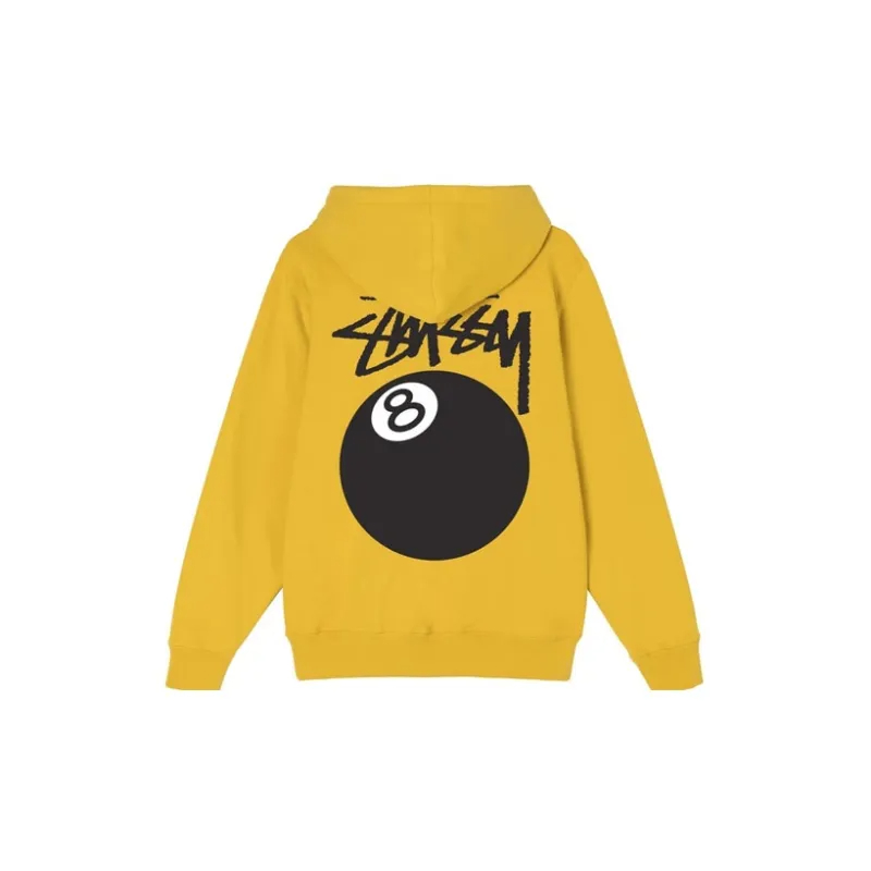 8 BALL FADE Yellow HOODIE 1