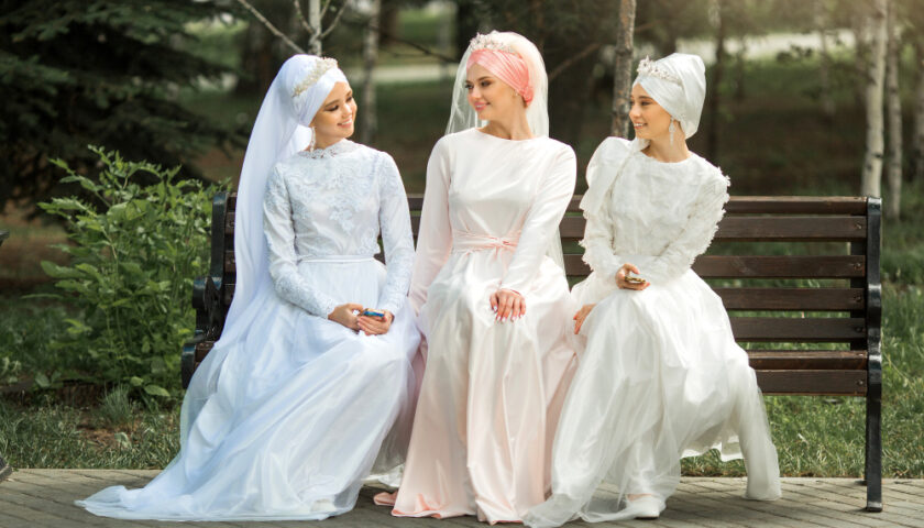 Muslim modest wedding dresses