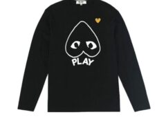 CDG-Men-Yellow-Heart-Logo-Sweatshirt