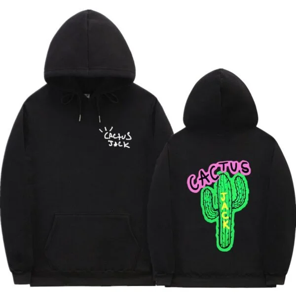 Cactus Jack Black Hoodie