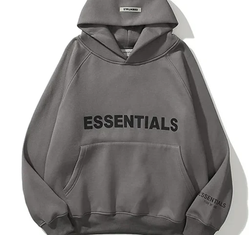 Grey Essentials Hoodie