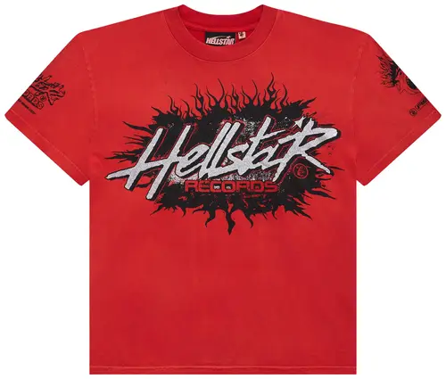 Hellstar Records T-Shirt 'Red'