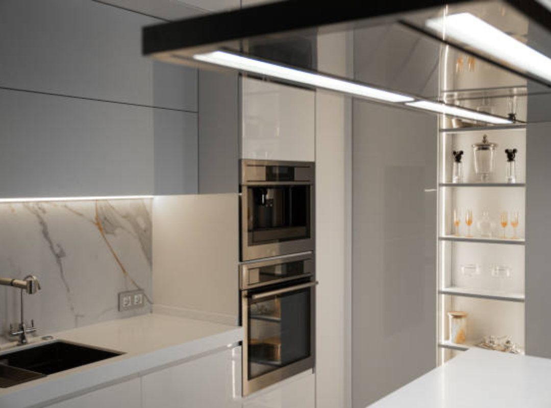 Integrated Appliances for Minimalist Kitchens