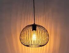 Black Wire Lampshades