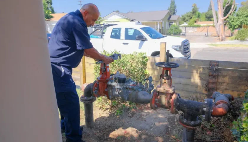 Backflow preventer testing