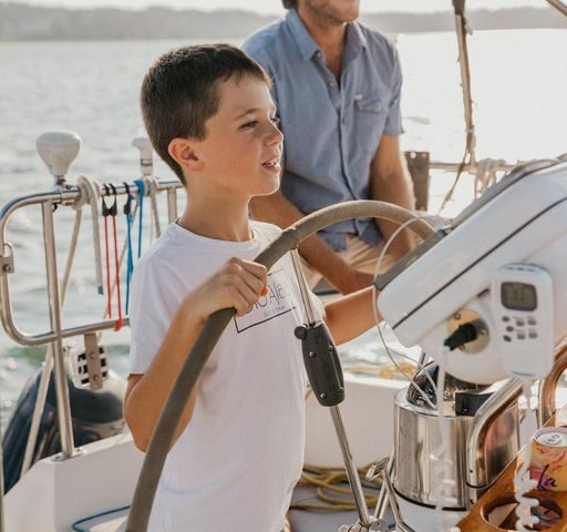 Sailing Lesson in the Hamptons